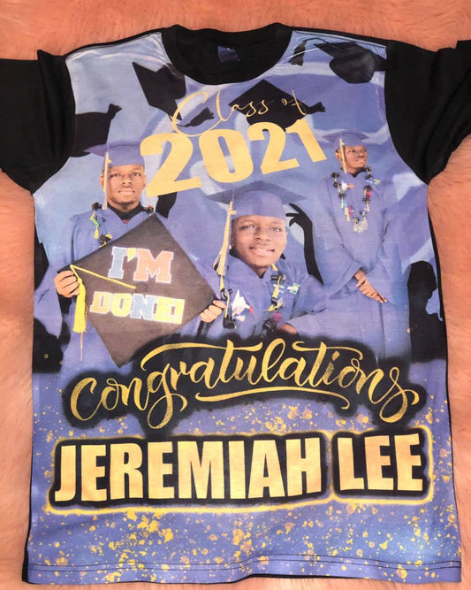 Customized All Over Graduation Shirts